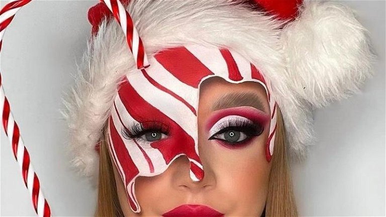 10 maquillajes navideños para sacar tu lado creativo y divertido