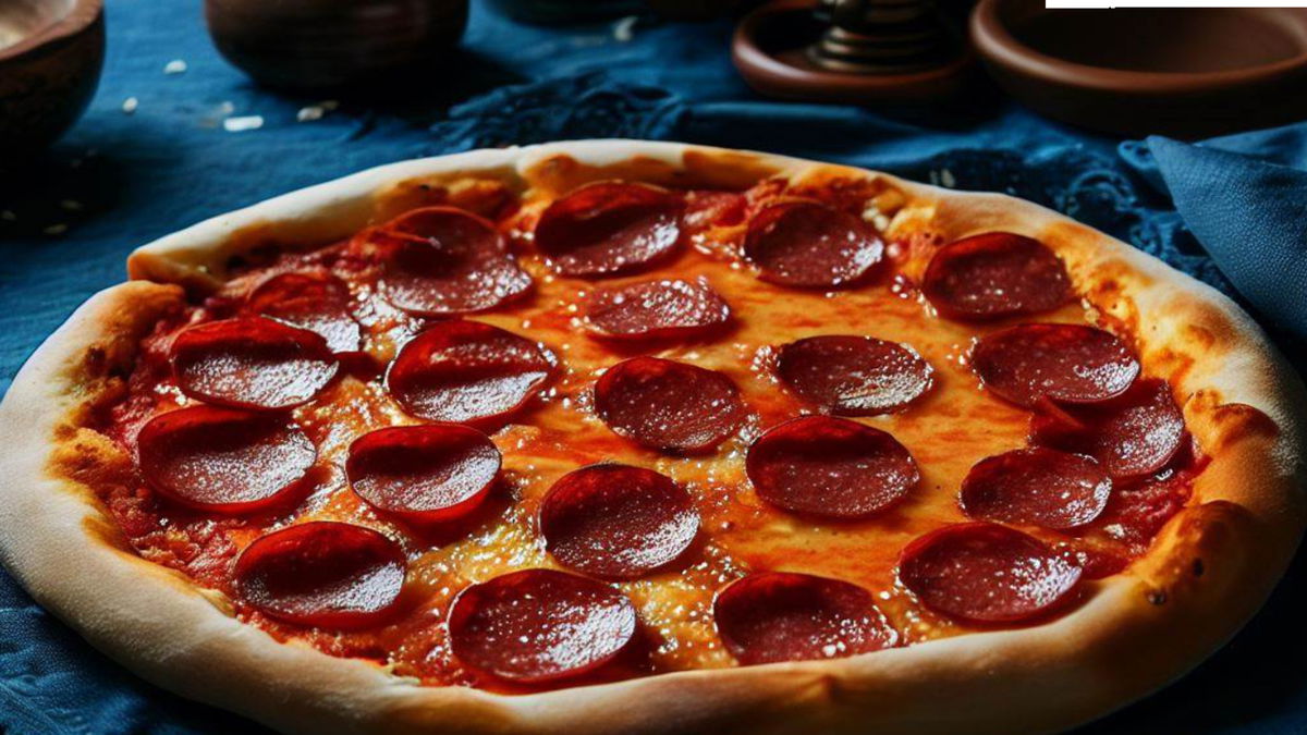 Receta de pizza pepperoni paso a paso