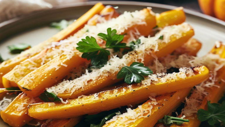 Receta de bastones de calabaza al horno paso a paso