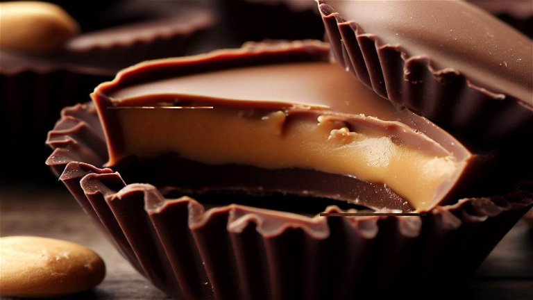 Chocolatinas con crema de cacahuete, receta paso a paso