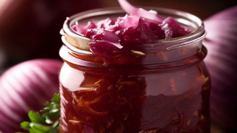 Chutney de cebolla morada, receta paso a paso