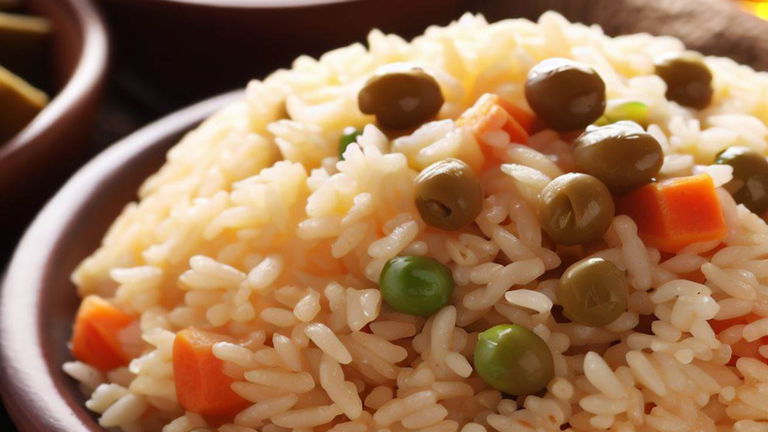 Arroz a la griega, receta paso a paso