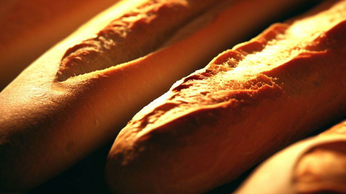 Pan casero o baguette crujiente