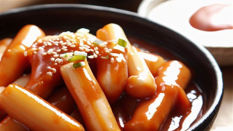 Tteokbokki coreano, receta paso a paso