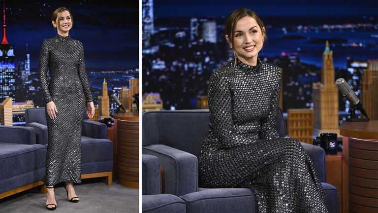 Ana de Armas deslumbra en Jimmy Fallon: así puedes vestir como ella