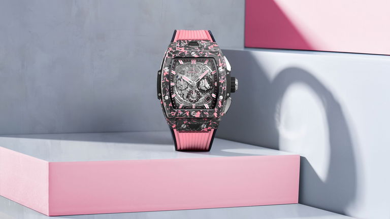 Relojería con estilo: Hublot lanza su Spirit of Big Bang más atrevido en rosa candy