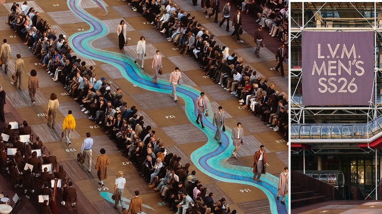 Louis Vuitton SS26: Pharrell convierte la pasarela en un juego de arte y estilo