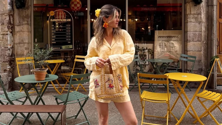 Este conjunto de lino amarillo de Zara es el más visto en Instagram