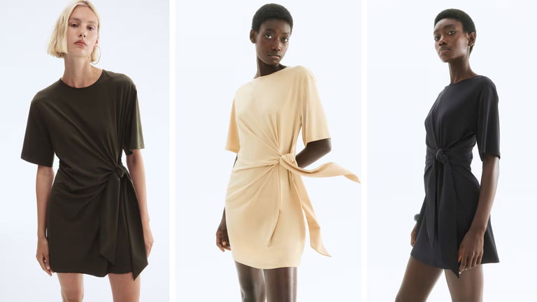 El vestido corto de H&M por menos de 18€ que estiliza y queda bien con todo