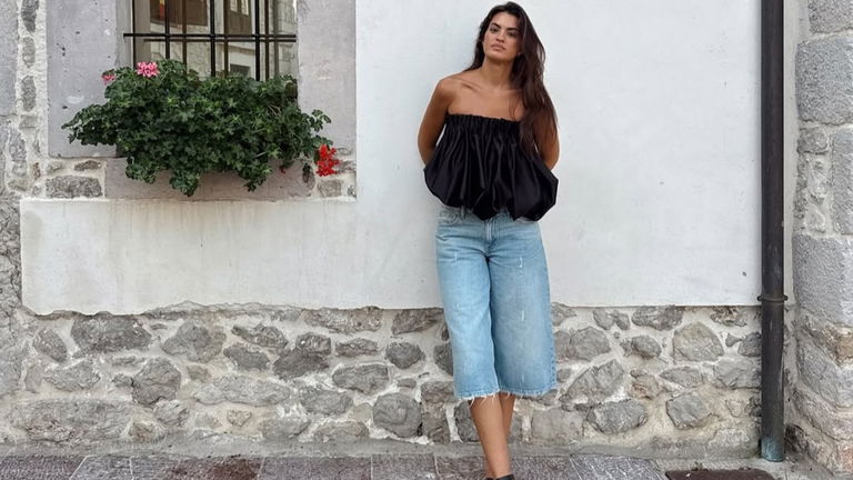 Bermudas denim (o jorts): Marta Lozano se suma a la tendencia con este modelo de Zara