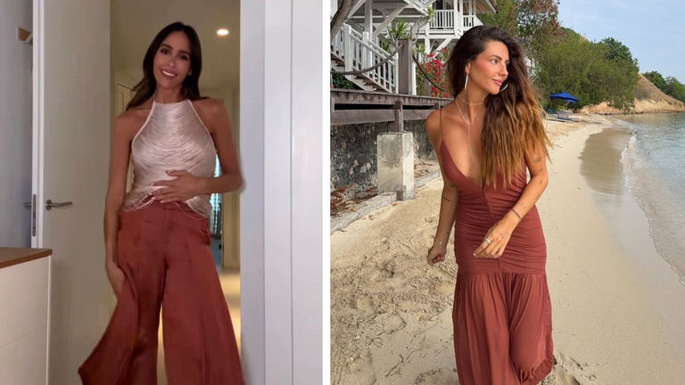 Rocío Osorno y Aretha Fusté apuestan por el terracota: el color que mejor queda a las chicas morenas