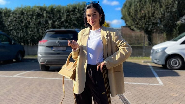 Los pantalones más icónicos de adidas salen del gimnasio y se mezclan con prendas de sastrería