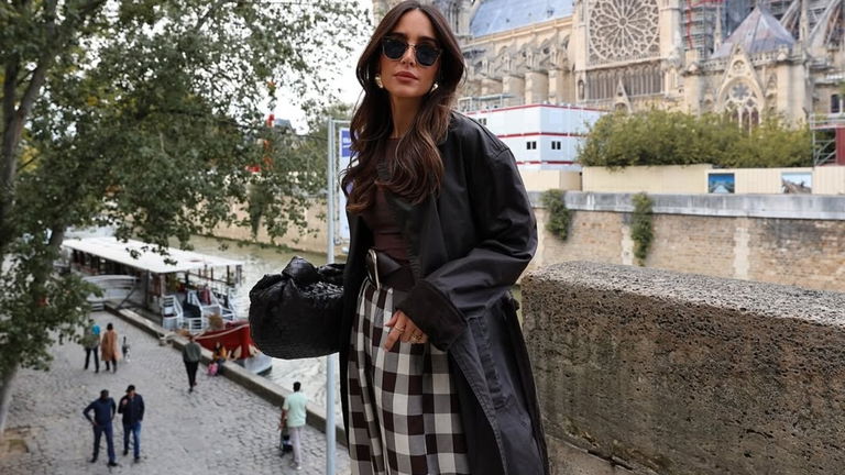 El pantalón de cuadros vichy de Zara que arrasa este otoño y ya es el favorito de Rocío Osorno y Marta Escalante