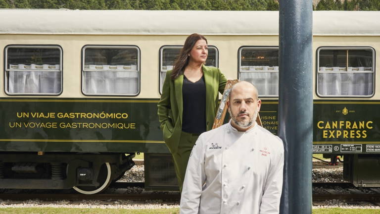 Alta cocina en un tren histórico: Canfranc Express conquista el premio a Restaurante del Año 2025