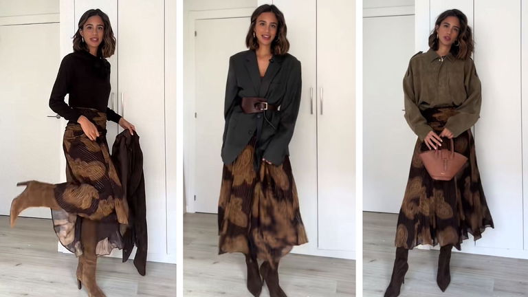 La falda más boho chic de Massimo Dutti que conquista a las que viven el otoño con estilo