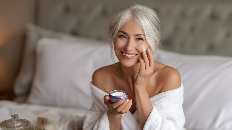 Descubre el poder del índigo japonés: la mascarilla nocturna que transforma tu piel  de las mujeres de +50