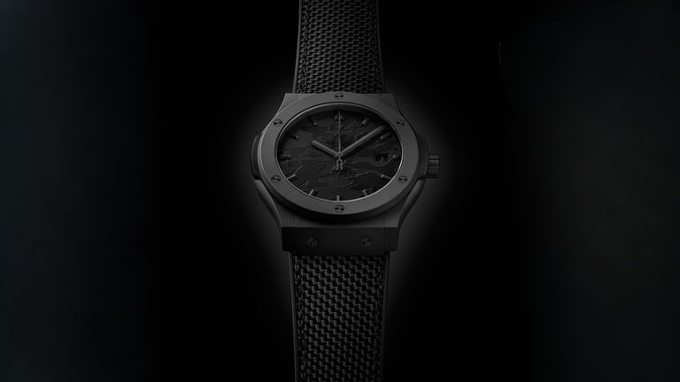 Hublot y Yohji Yamamoto reinventan el negro: el Classic Fusion All Black Camo que marca 2026
