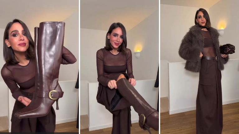 Las botas marrones de Zara que Rocío Osorno ha convertido en tendencia imparable: así se consigue el look más buscado de 2026